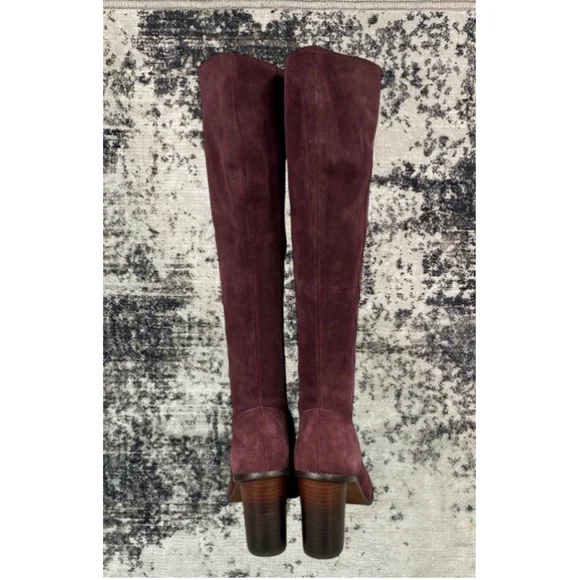 COACH authenticated Ombre Suede Tall Knee High Boots, Size 9 - Picture 2 of 8